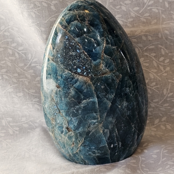 Blue Apatite Crystal Free Form Crystals - Picture 6 of 8